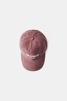 کلاه قهوه ای زنانه پنبه ای Bershka - کد 877720846