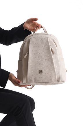 کوله پشتی بژ زنانه سایز متوسط Just Polo - کد 877732571