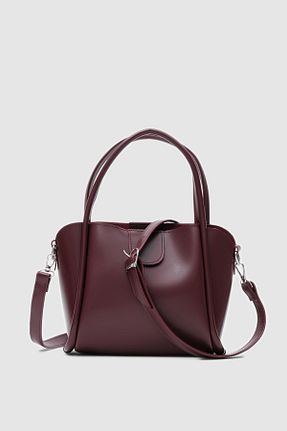 کیف پستچی زرشکی زنانه Shule Bags - کد 877755494