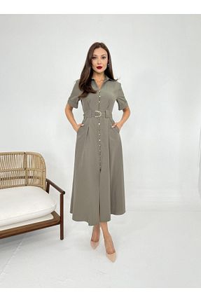 لباس خاکی زنانه بافتنی MONETA ANİTA - کد 877723746