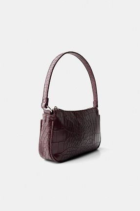 کیف دستی زرشکی زنانه ابعاد کوچک Bershka - کد 877775997