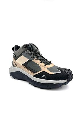 بوت / نیم بوت خاکی مردانه چرم مصنوعی Jump - کد 877849117