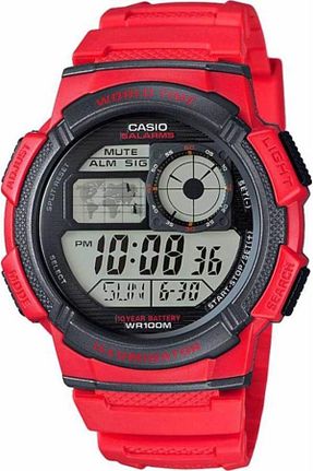 ساعت مچی طوسی مردانه 41-45 میلی متر Casio - کد 771245