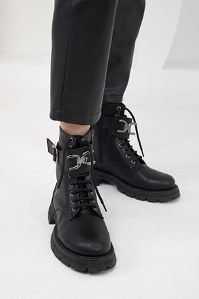 بوت / نیم بوت مشکی زنانه چرم مصنوعی SOHO - کد 875606925