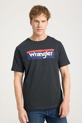 تیشرت مشکی مردانه رگولار Wrangler - کد 287147478