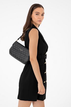 کیف دوشی مشکی زنانه چرم مصنوعی Pierre Cardin - کد 863674088