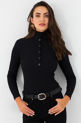 بلوز مشکی زنانه ساده Cool & Sexy - کد 877676902