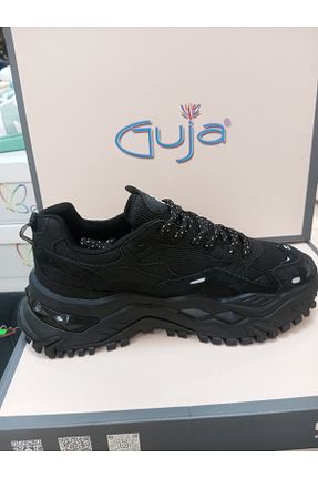 کفش اسنیکر مشکی زنانه بند دار Guja - کد 875091804