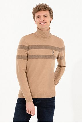 پلیور قرمز مردانه ساده U.S. Polo Assn. - کد 378064939