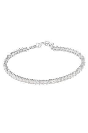 دستبند نقره سفید زنانه 925 عیار Kuyumcudukkani - کد 844633505