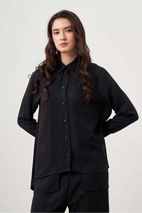تونیک مشکی زنانه بافتنی Mizalle - کد 815849753