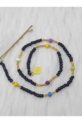 گیره سر مشکی زنانه HAPPY HANDMADE - کد 875246210