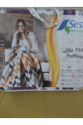 پتو دونفره بنفش پشم Sesli - کد 875496587