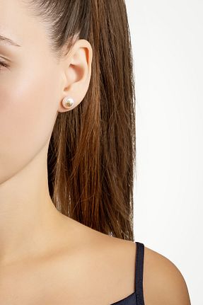 گوشواره نقره زرد زنانه 925 عیار So Chic - کد 875595875