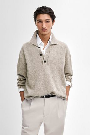 پلیور مردانه ساده Massimo Dutti - کد 875644121