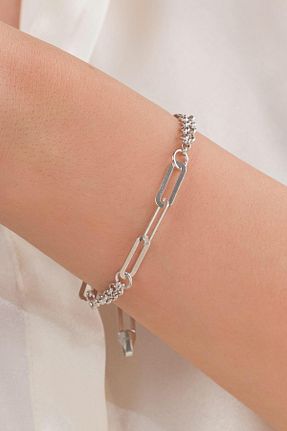 دستبند نقره زنانه 925 عیار Tmt Silver - کد 875643631