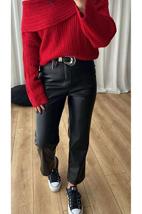 شلوار مشکی زنانه پاچه لوله تفنگی MODA - کد 875631009
