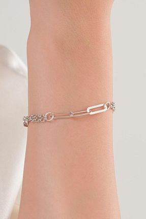 دستبند نقره زنانه 925 عیار Tmt Silver - کد 875643631