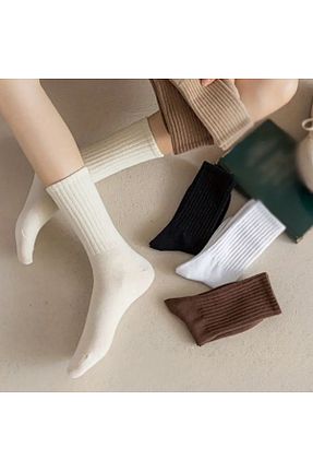 جوراب رنگی زنانه %100 پنبه Çorap Bakkalı - کد 874811296