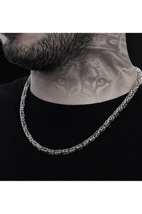 گردنبند نقره متالیک زنانه 925 عیار Abel Custom Ring - کد 875656799