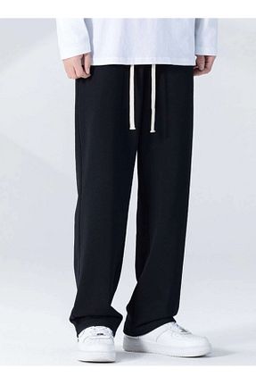 شلوار کرمگن مشکی مردانه اورسایز yx yustex sport - کد 875652648