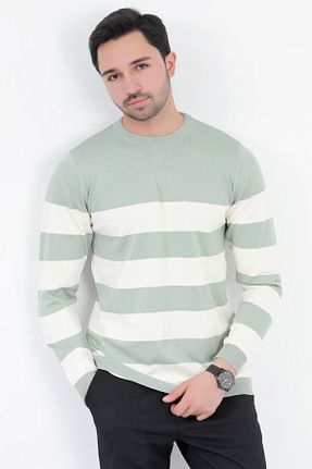 پلیور سبز مردانه اسلیم JB John Borners - کد 872975796