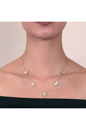گردنبند طلا زرد زنانه 14 عیار Çelikoğlu Kuyumculuk - کد 875660810