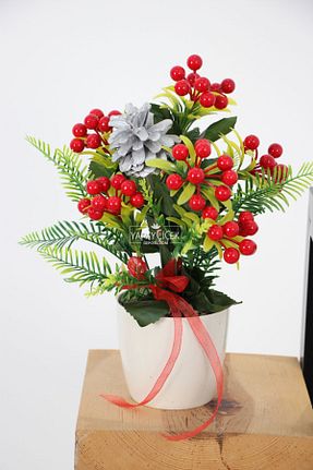 گل خشک و مصنوعی قرمز Yapay Çiçek Deposu - کد 875659921