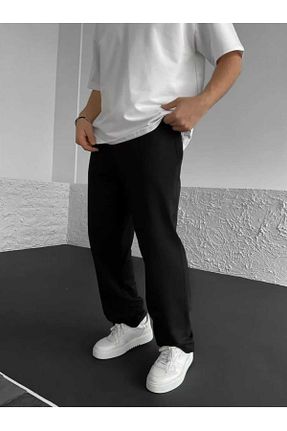 شلوار کرمگن مشکی مردانه Relaxed yx yustex sport - کد 875659268