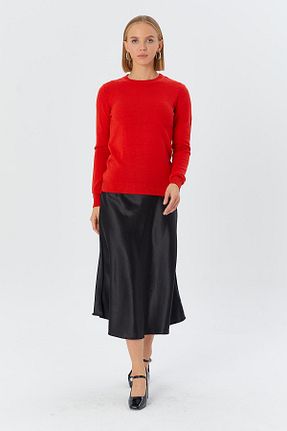 پلیور زرشکی زنانه ساده Shopping Shop - کد 875666221
