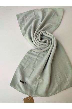 شال سبز زنانه پلی استر Aker - کد 825002477