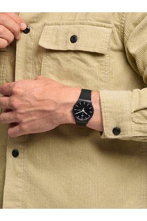 ساعت مچی مشکی زنانه 41-45 میلی متر Swatch - کد 791626