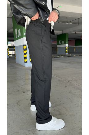 شلوار مشکی مردانه پارچه DENIM MAN - کد 875691550