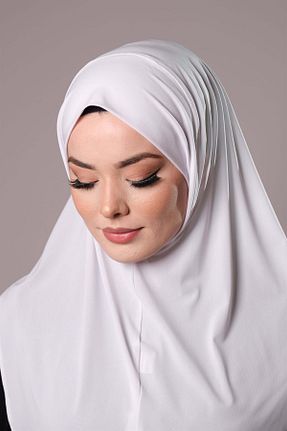 روسری سفید ساده HÜRREM BONE - کد 772200660