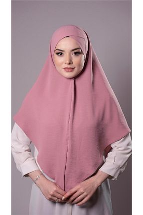 روسری صورتی ساده HÜRREM BONE - کد 772200558