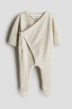 سرهمی بژ بچه گانه کشمیر H&M - کد 875704936