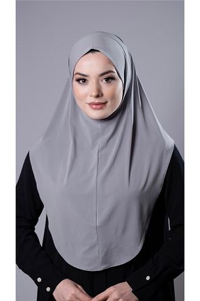 روسری طوسی ساده HÜRREM BONE - کد 772200511