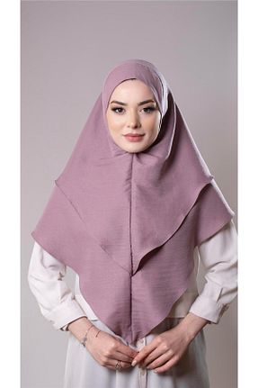 روسری بنفش پنبه ای HÜRREM BONE - کد 772200124
