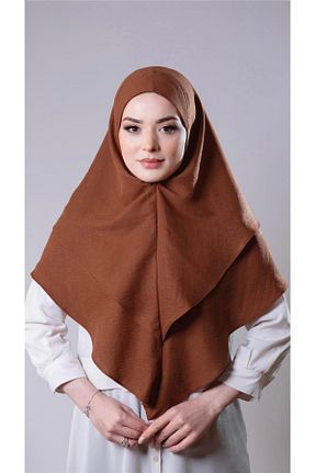 روسری قهوه ای پنبه ای HÜRREM BONE - کد 772200209