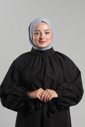 روسری طوسی 100 x 100 HÜRREM BONE - کد 875701416