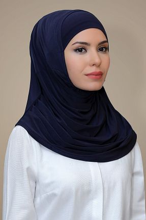 روسری سرمه ای ساده HÜRREM BONE - کد 208525179