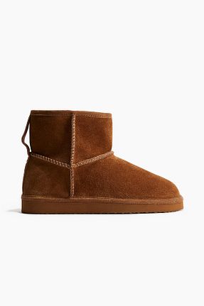 بوت / نیم بوت قهوه ای زنانه جیر H&M - کد 875704390