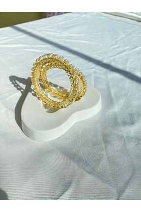دستبند جواهر طلائی زنانه زیرکن Home - کد 863262105