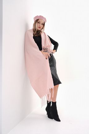 شال گردن صورتی زنانه نخ Ritagarcia - کد 875710543