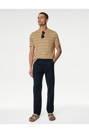 تیشرت بژ مردانه رگولار Marks & Spencer - کد 844625878