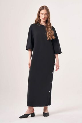 لباس مشکی زنانه بافتنی Mizalle - کد 740896802