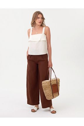 بلوز بژ زنانه ساده Marks & Spencer - کد 835521337