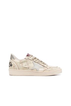 کفش اسنیکر بژ زنانه چرم اصل Golden Goose Deluxe - کد 875730843