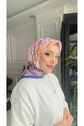 روسری بنفش 90 x 90 Onur - کد 875726356