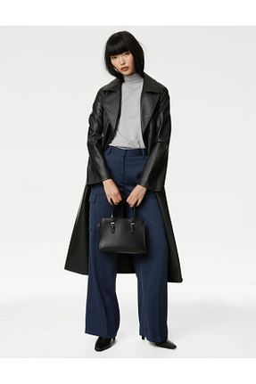 شلوار سرمه ای زنانه پلی استر Marks & Spencer - کد 827155925
